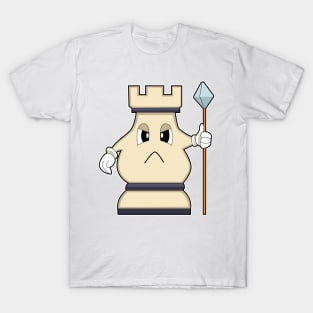 Chess piece Rook at Chess T-Shirt